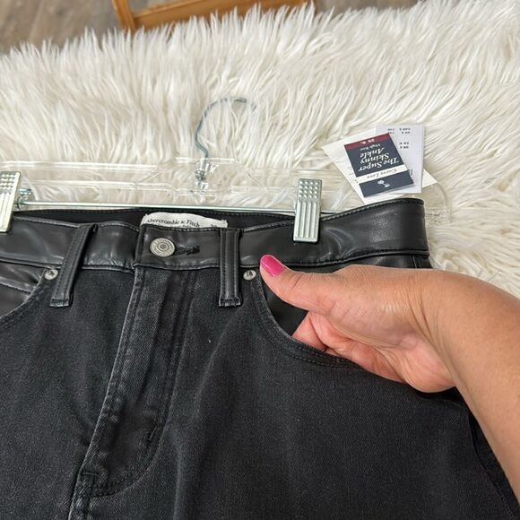 Abercrombie & Fitch skinny Ankle High Rise jeans size 29 or 8 Long NWT - Picture 15 of 16